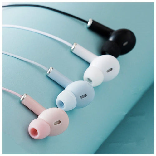 Auriculares con Cable de Colores Macaron y Reducción de Ruido con Micrófono